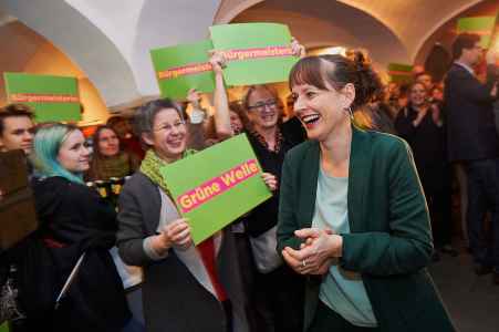 Wahlauftakt der Bürgerliste und der Grünen im Schauspielhaus in Salzburg